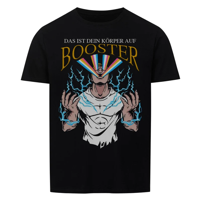 AUF BOOSTER - Regular Shirt - Frontprint