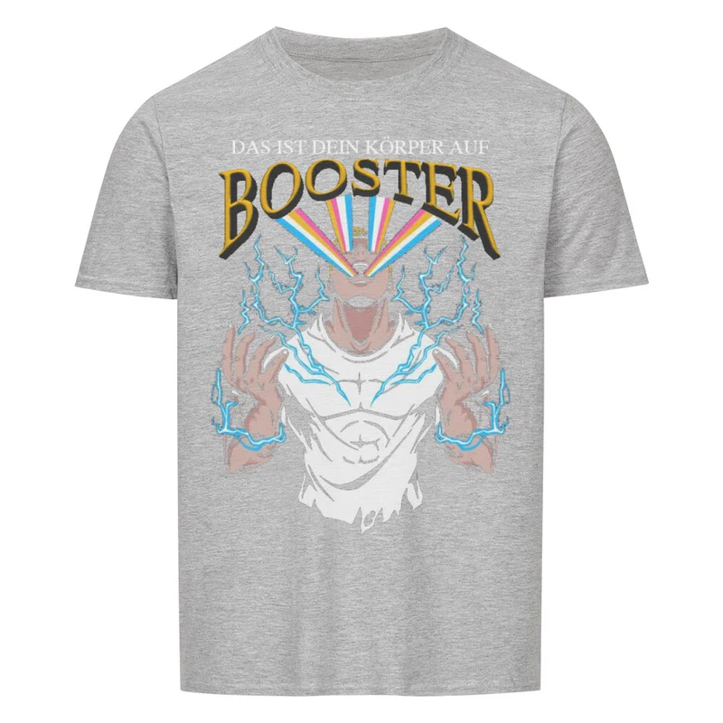 AUF BOOSTER - Regular Shirt - Frontprint
