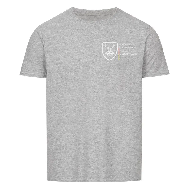 BEKÄMPFUNG VON MUSKELSCHWUND -Regular Shirt - Frontprint klein