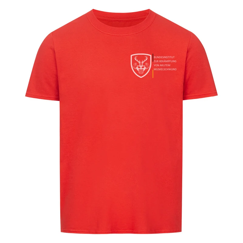 BEKÄMPFUNG VON MUSKELSCHWUND -Regular Shirt - Frontprint klein