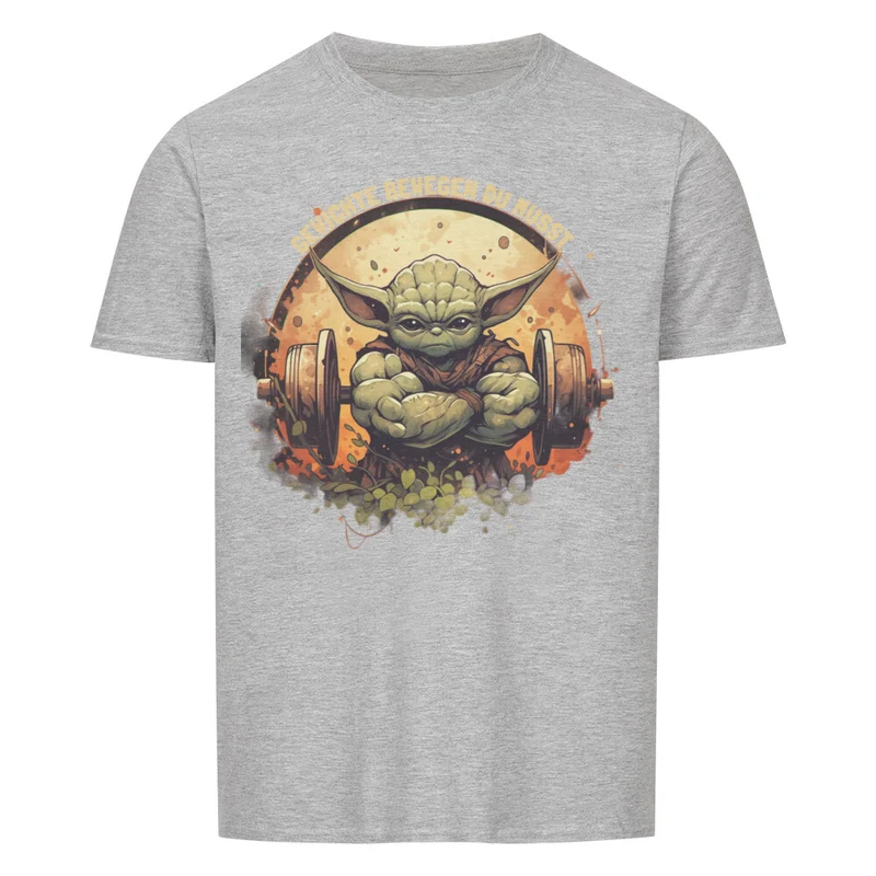 GEWICHTE BEWEGEN DU MUSST - Regular Shirt - Frontprint