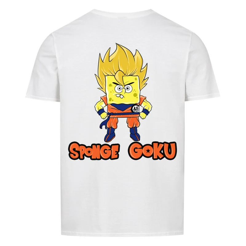 SPONGE GOKU - Regular Shirt - Backprint