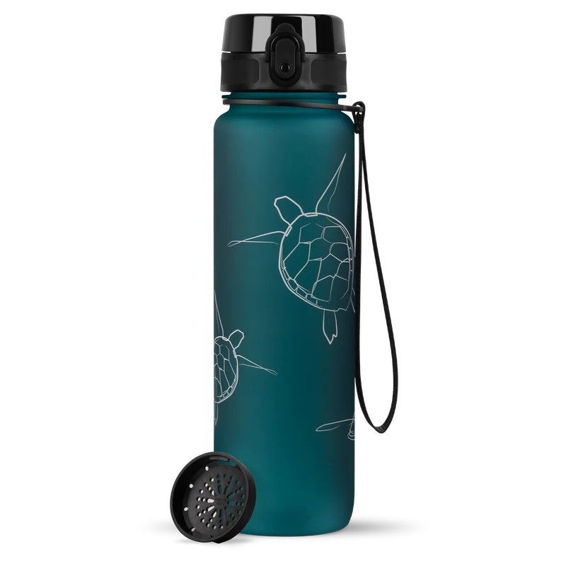 uberBottle Trinkflasche Tracker und Motive | softTouch Sieb