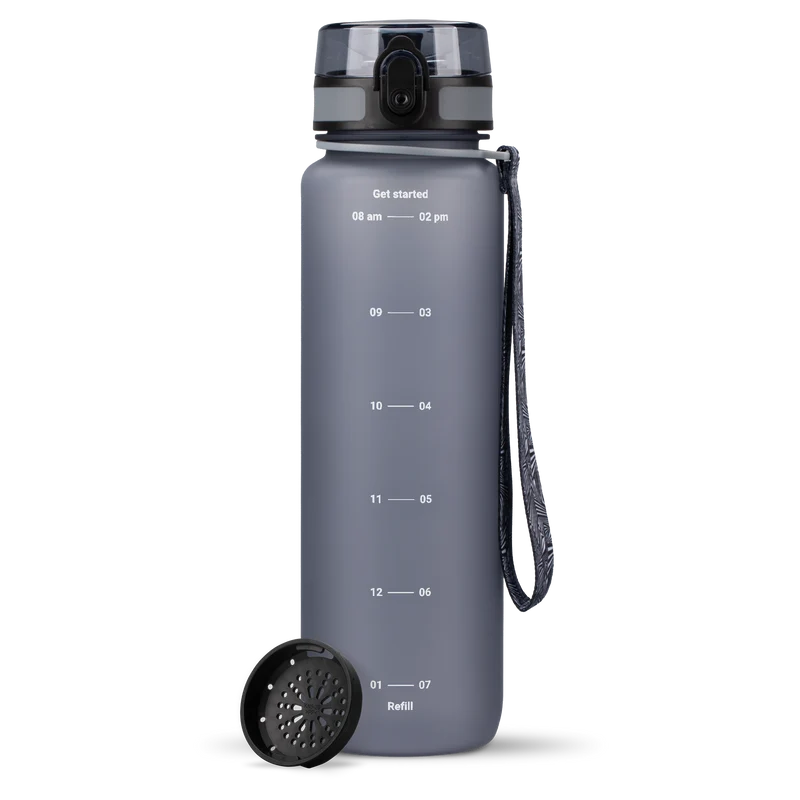 uberBottle Trinkflasche Tracker und Motive | softTouch Sieb