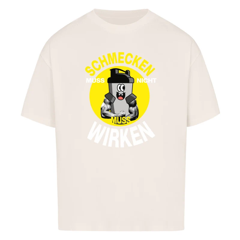 SCHMECKEN MUSS WIRKEN - OVERSIZED SHIRT