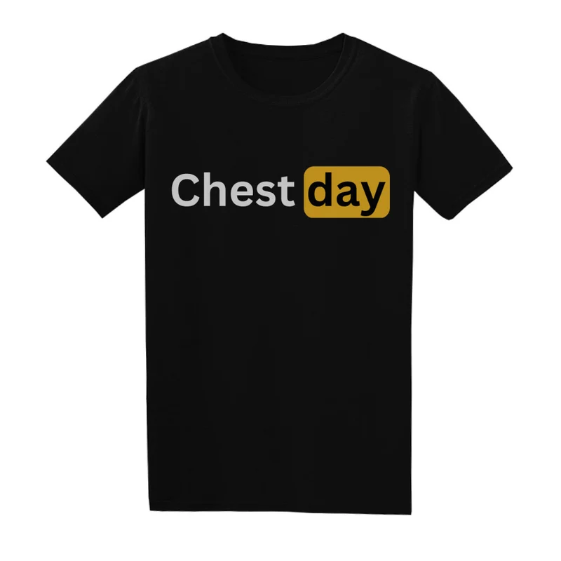 CHEST DAY - Regular Shirt - Frontprint