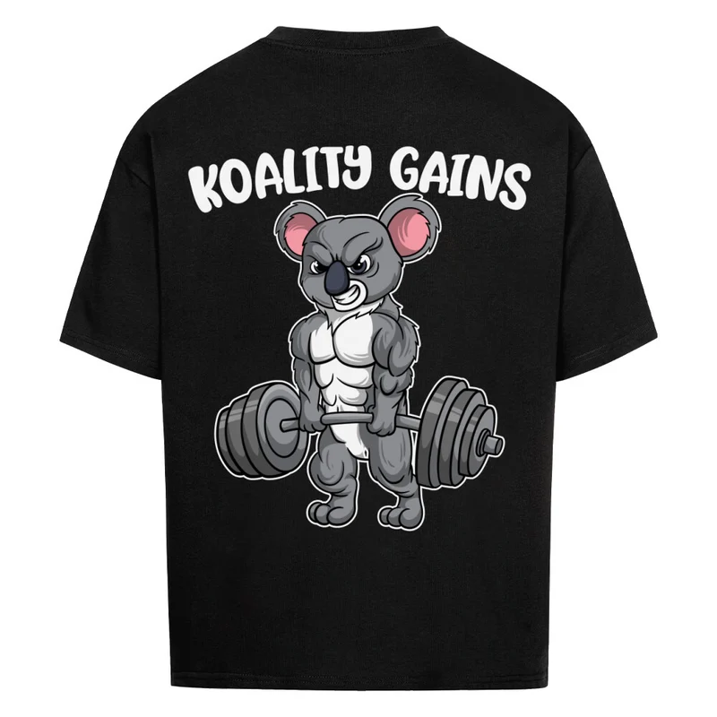 KOALITY GAINS - OVERSIZED SHIRT BACKPRINT