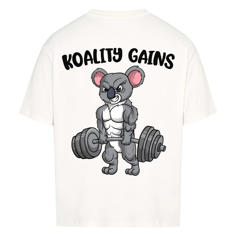 KOALITY GAINS - OVERSIZED SHIRT BACKPRINT