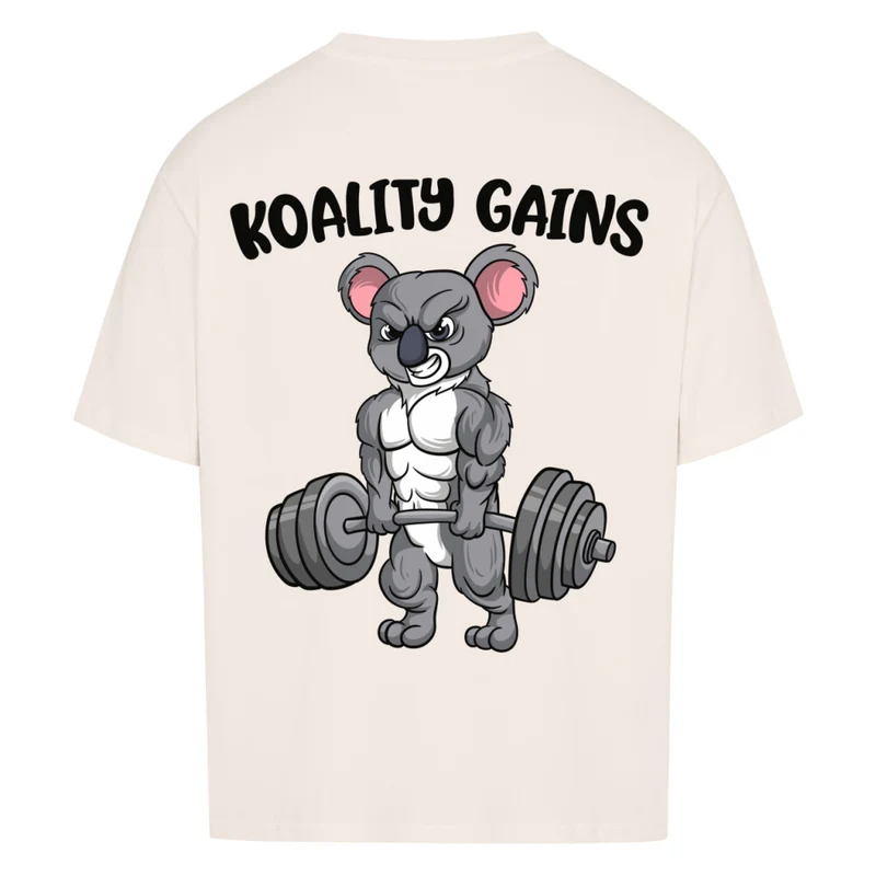 KOALITY GAINS - OVERSIZED SHIRT BACKPRINT