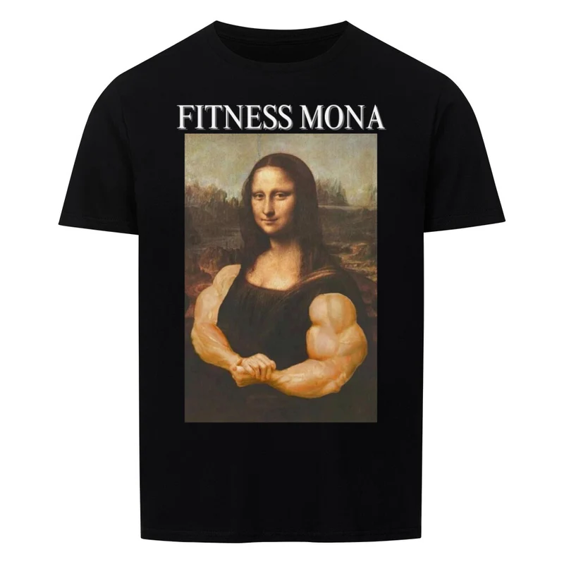 FITNESS MONA - Regular Shirt - Frontprint