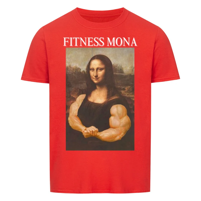 FITNESS MONA - Regular Shirt - Frontprint