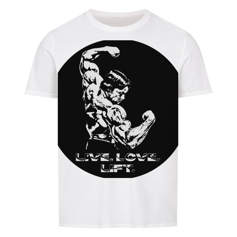 LIVE LOVE LIFT -Regular Shirt - Frontprint