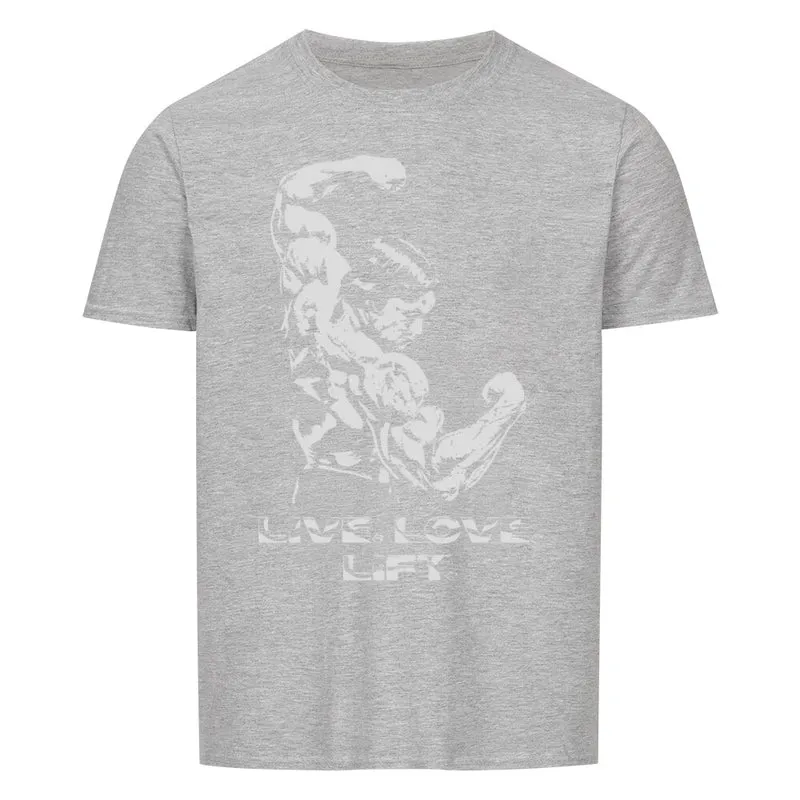 LIVE LOVE LIFT -Regular Shirt - Frontprint