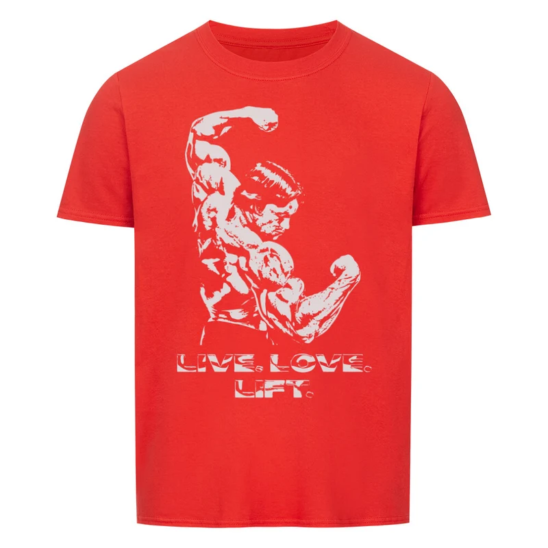 LIVE LOVE LIFT -Regular Shirt - Frontprint