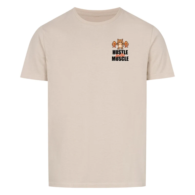 HUSTLE - Regular Shirt - Frontprint klein