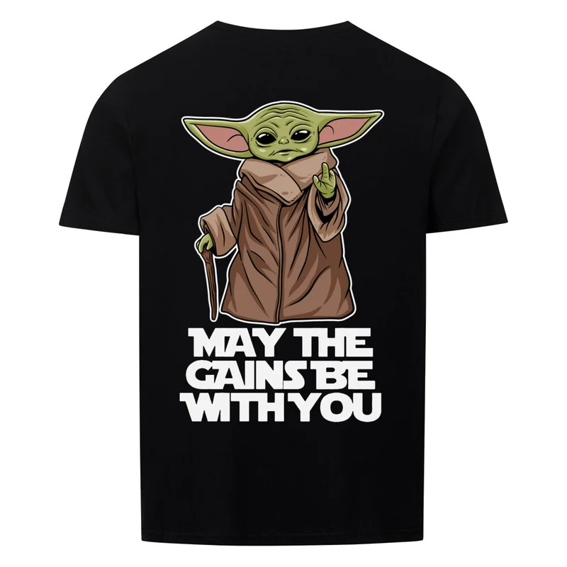 MAY THE GAINS - Regular Shirt - BACKPRINT