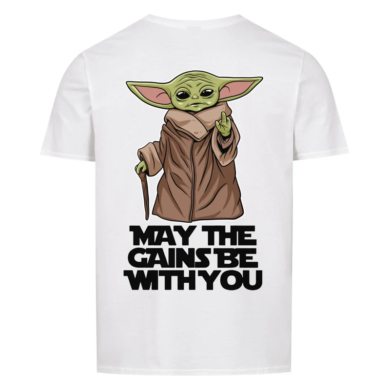 MAY THE GAINS - Regular Shirt - BACKPRINT