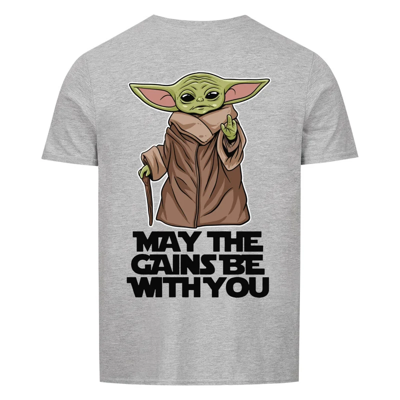 MAY THE GAINS - Regular Shirt - BACKPRINT