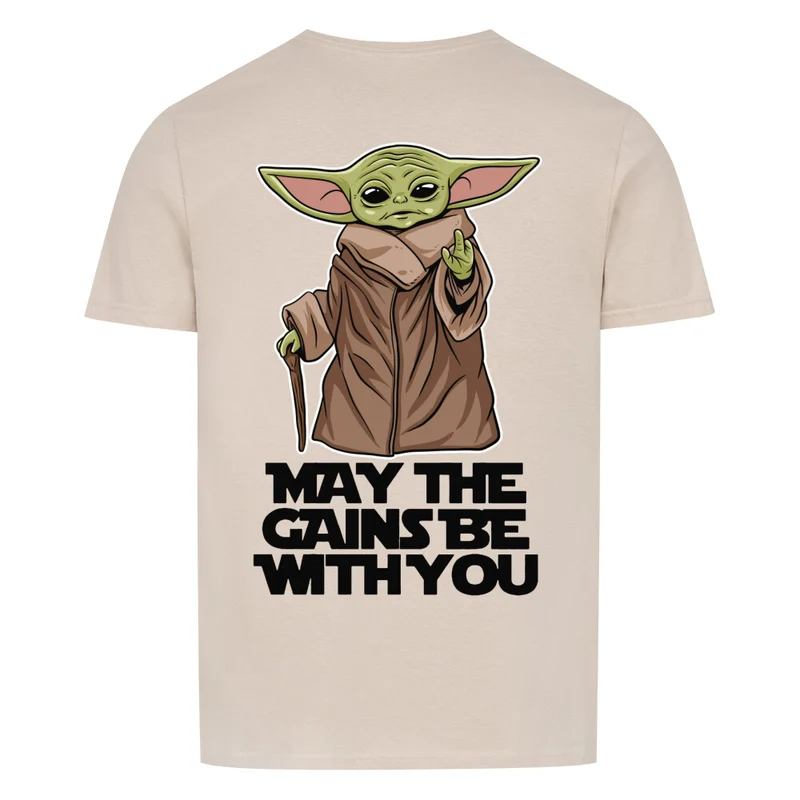 MAY THE GAINS - Regular Shirt - BACKPRINT