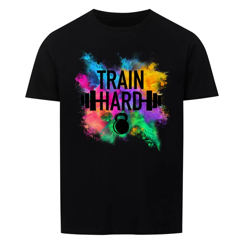 TRAINN HARD - Regular Shirt - Frontprint