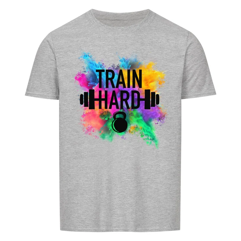 TRAINN HARD - Regular Shirt - Frontprint