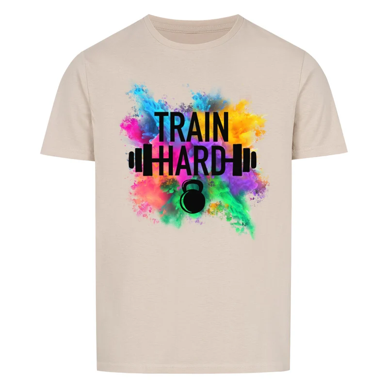 TRAINN HARD - Regular Shirt - Frontprint