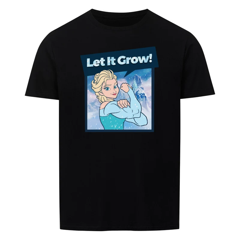 LET IT GROW - Regular Shirt - Frontprint