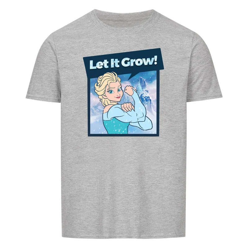LET IT GROW - Regular Shirt - Frontprint