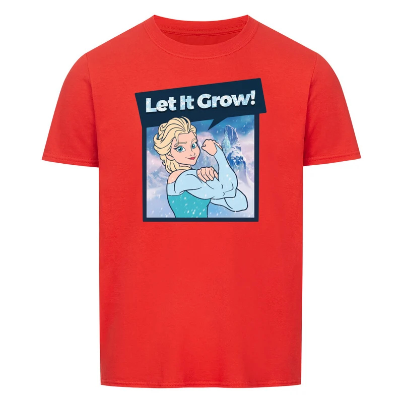 LET IT GROW - Regular Shirt - Frontprint