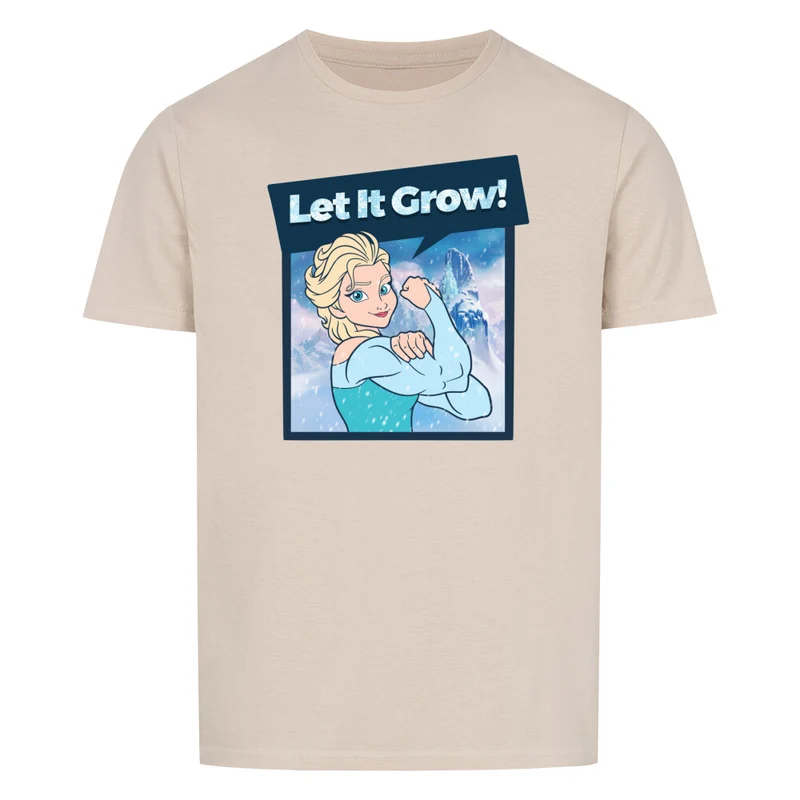 LET IT GROW - Regular Shirt - Frontprint