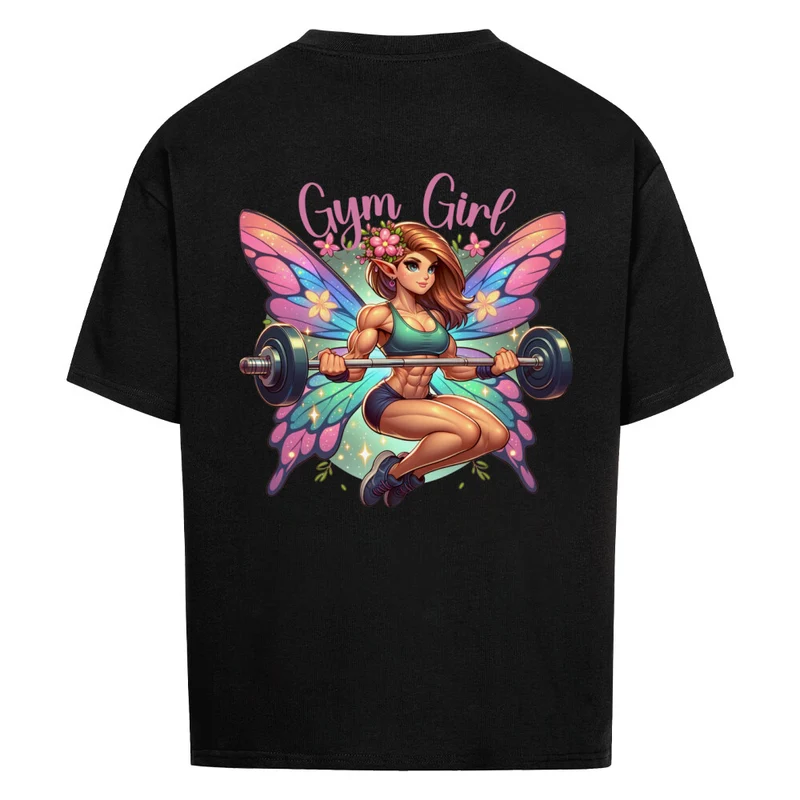 GYM GIRL - OVERSIZED SHIRT BACKPRINT