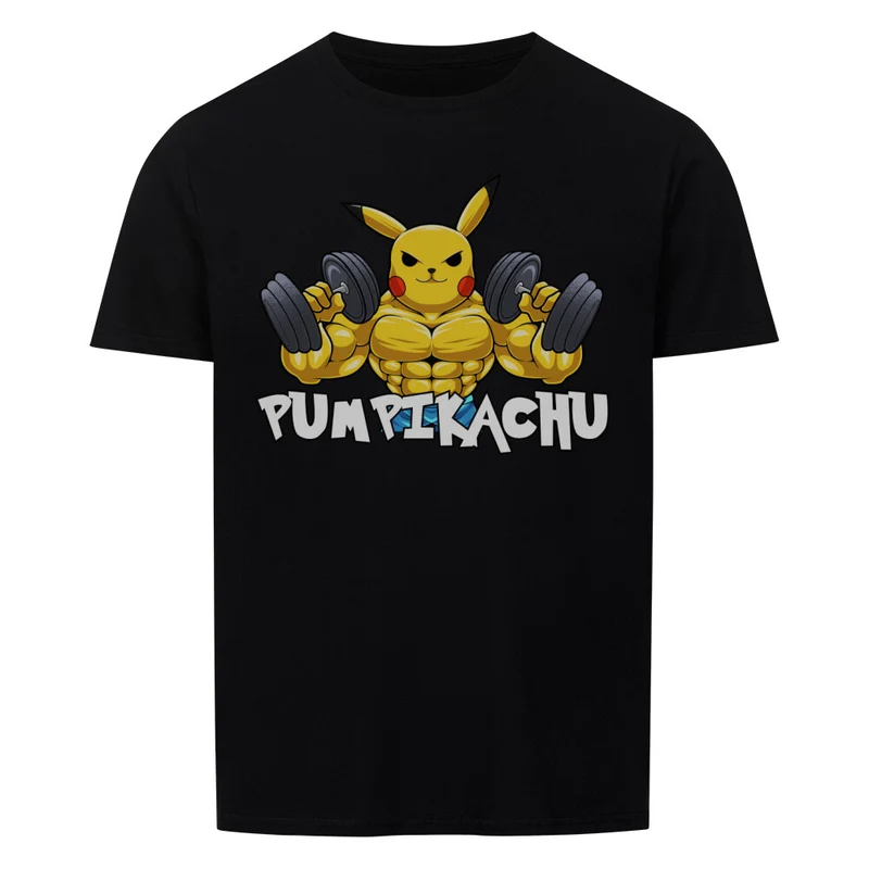 PUM PIKACHU - Regular Shirt - Frontprint