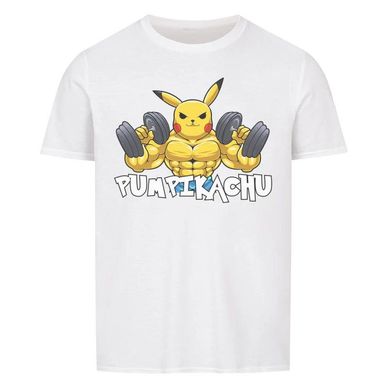 PUM PIKACHU - Regular Shirt - Frontprint