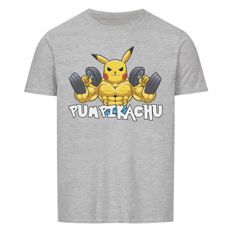 PUM PIKACHU - Regular Shirt - Frontprint