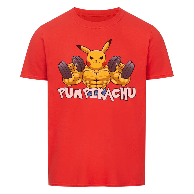 PUM PIKACHU - Regular Shirt - Frontprint