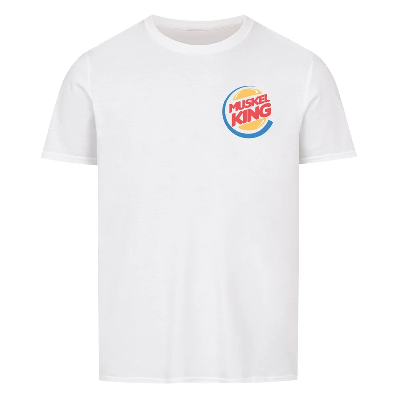 MUSKEL KING - Regular Shirt - Frontprint klein