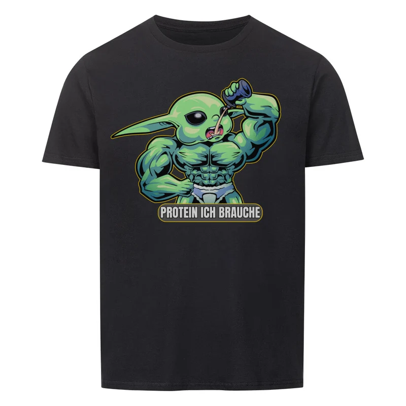 PROTEIN ICH BRAUCHE - Regular Shirt - Frontprint