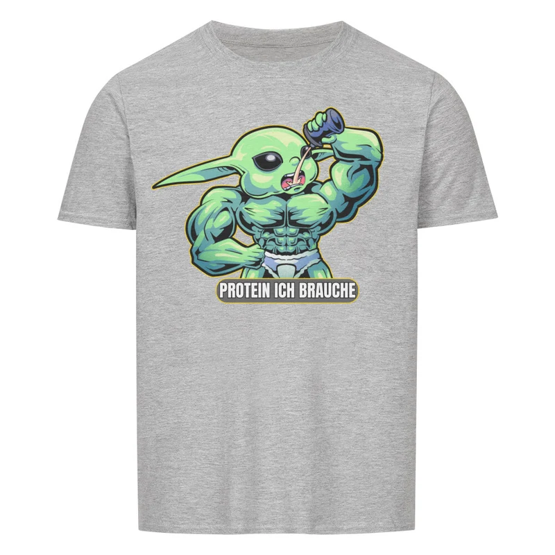 PROTEIN ICH BRAUCHE - Regular Shirt - Frontprint