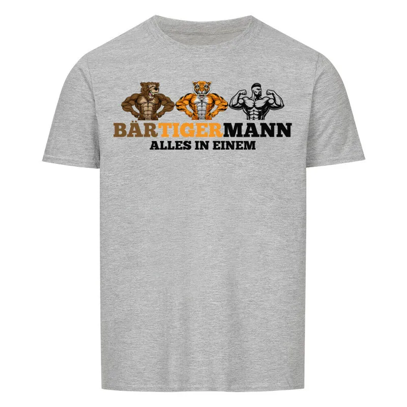 BÄRTIGERMANN - Regular Shirt - Frontprint