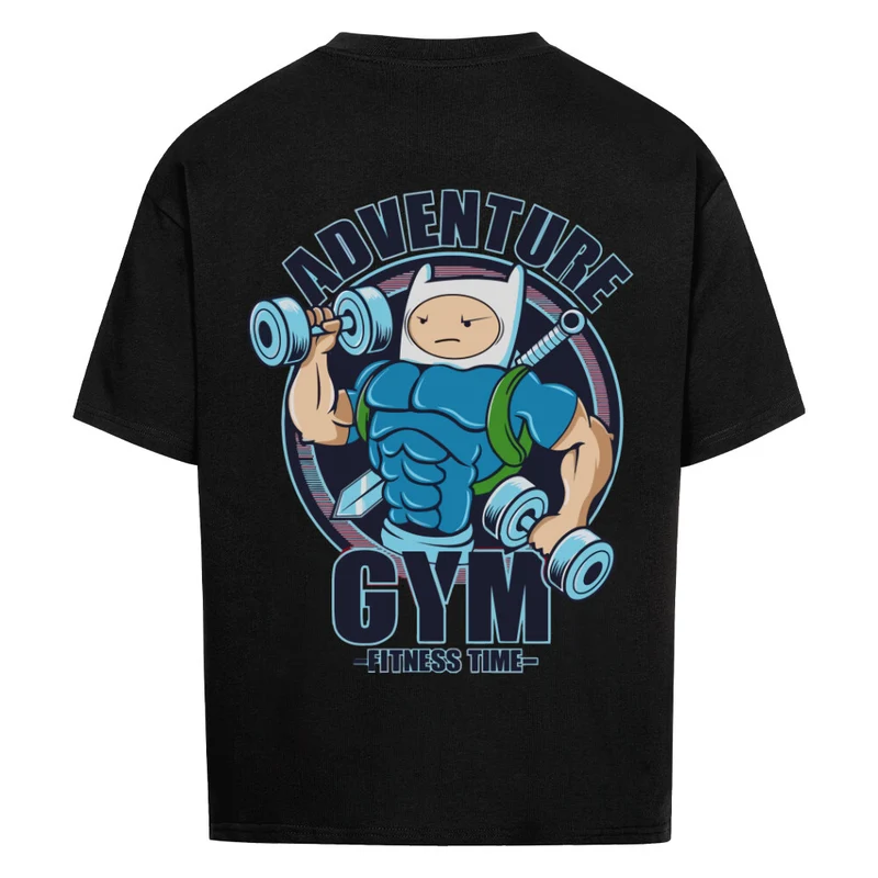 ADVENTURE GYM - OVERSIZED SHIRT BACKPRINT