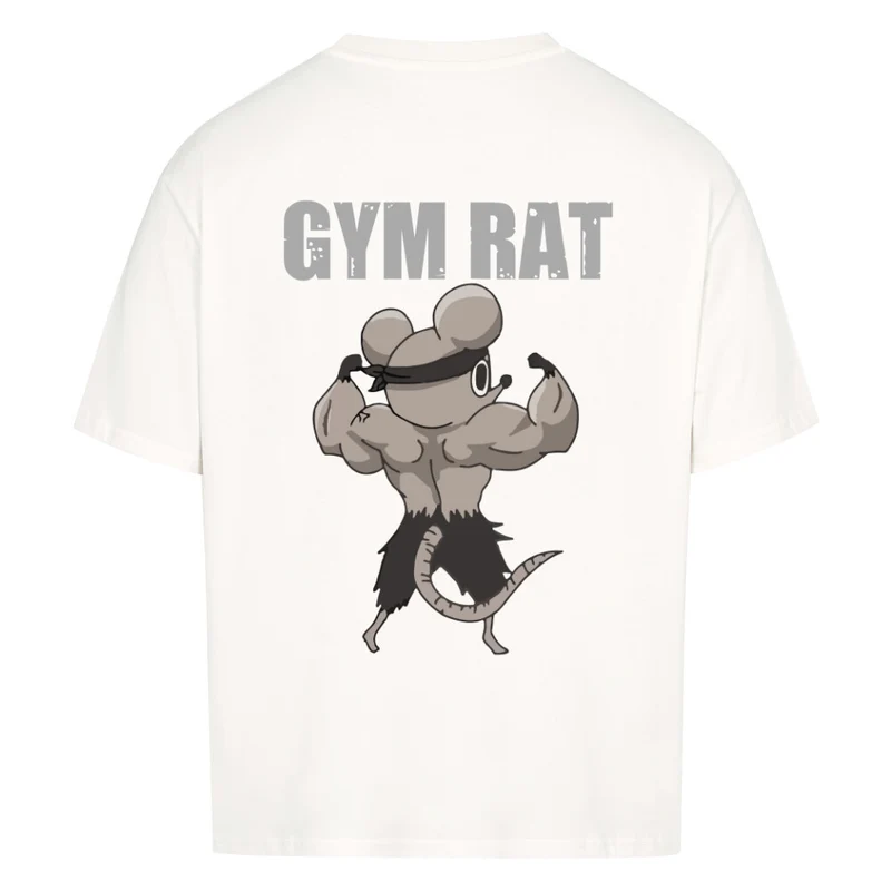 GYM RAT - OVERSIZED SHIRT BACKPRINT