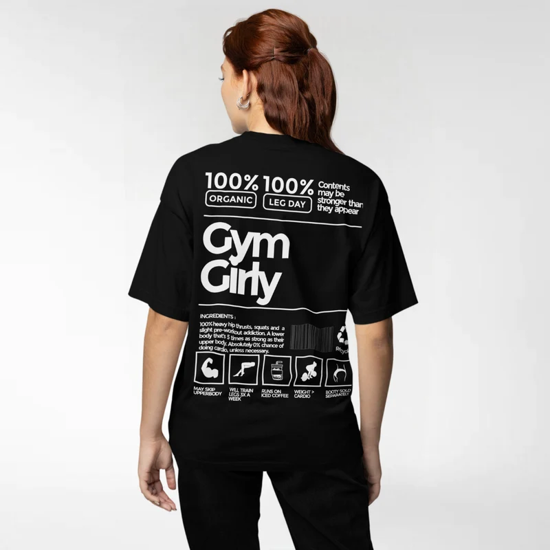 GYM GIRLY - OVERSIZED SHIRT