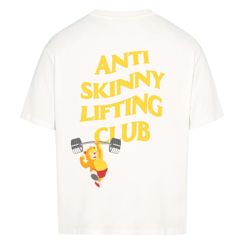 ANTI SKINNY LIFTING CLUB - OVERSIZED SHIRT BACKPRINT