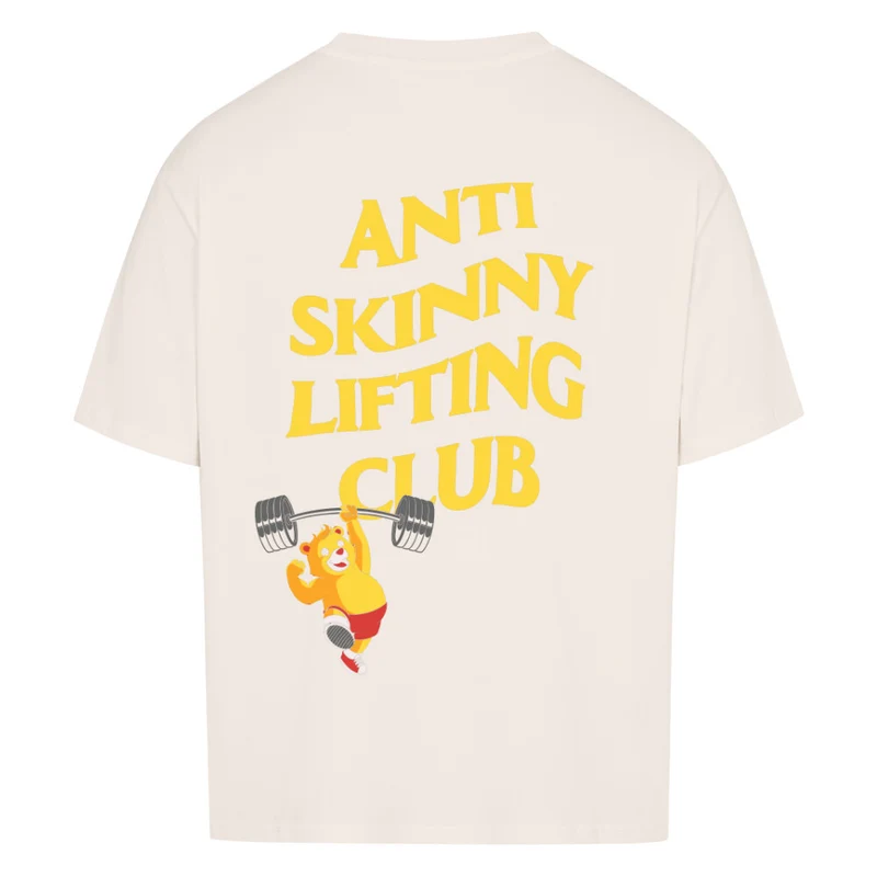 ANTI SKINNY LIFTING CLUB - OVERSIZED SHIRT BACKPRINT