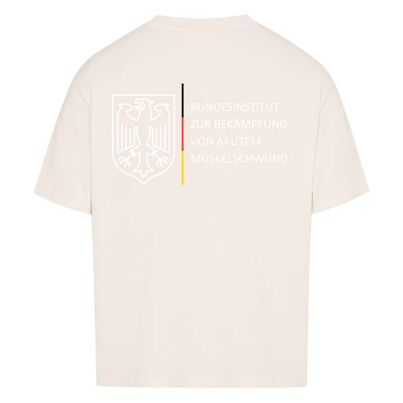 BUNDESINSTITUT VON AKUTEM MUSKELSCHWUND - OVERSIZED SHIRT BACKPRINT