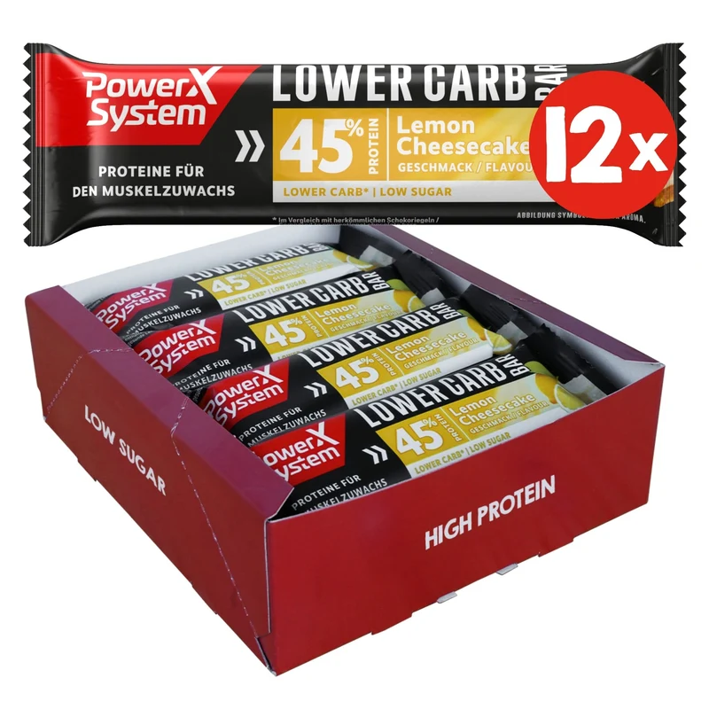 Lower Carb Bar Lemon Cheesecake 12er Set
