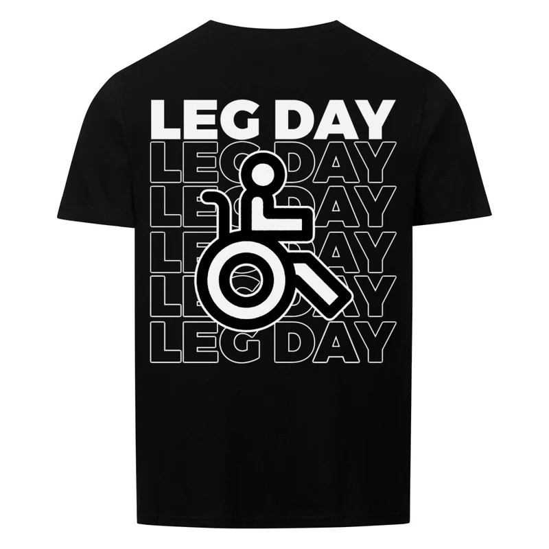 LEG DAY - Regular Shirt - Backprint