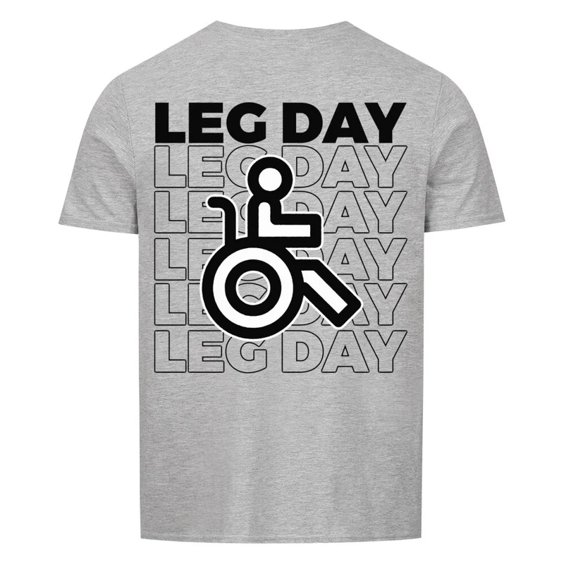 LEG DAY - Regular Shirt - Backprint