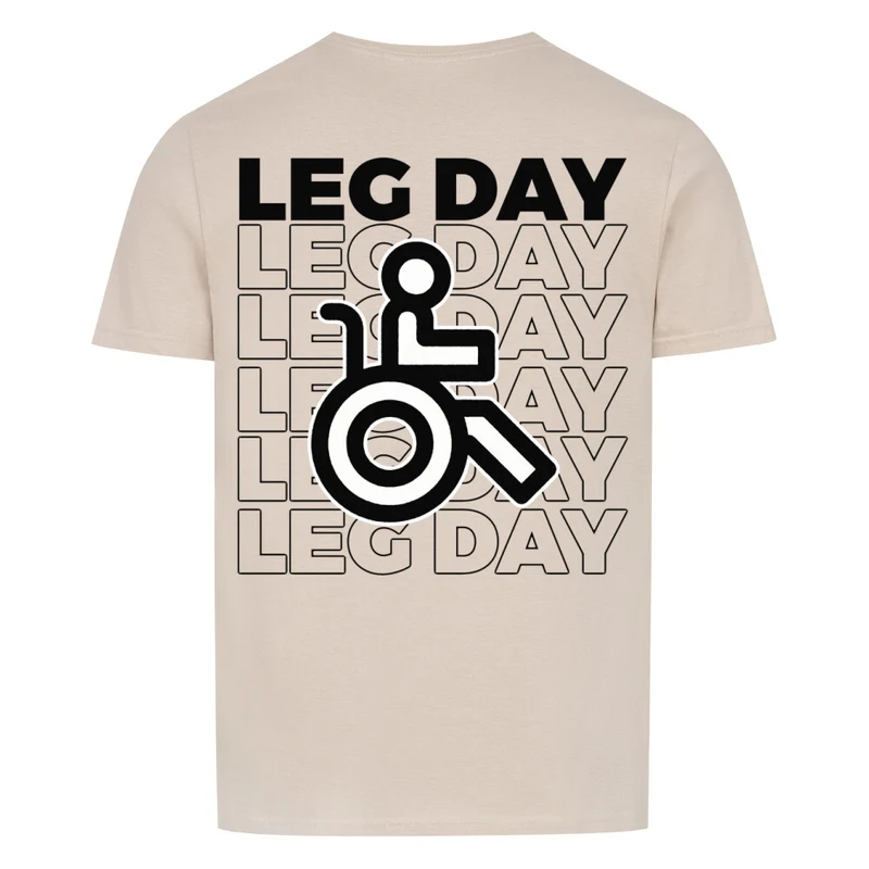 LEG DAY - Regular Shirt - Backprint