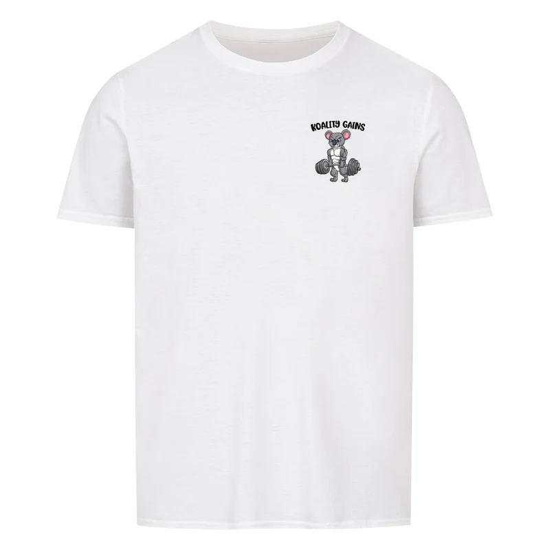 KOALITY GAINS - Regular Shirt - Frontprint klein